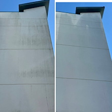 Hotel facade cleaning