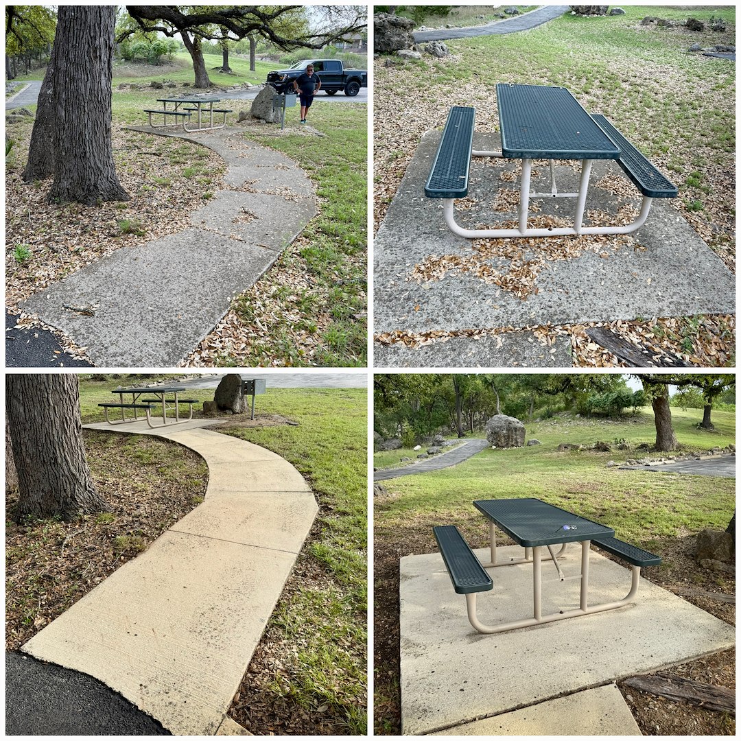 Lantana Ridge HOA Park Power Washing