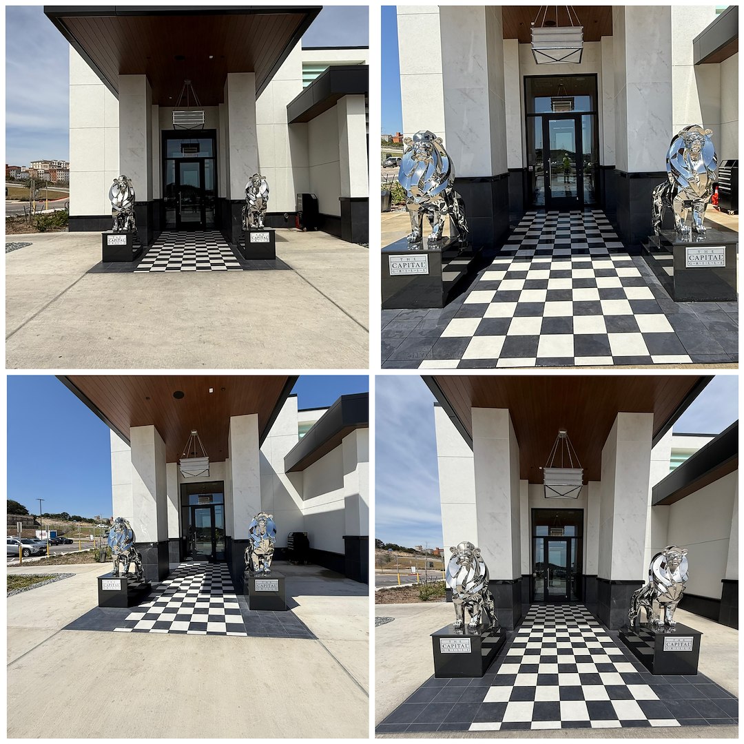 Pressure Washing The Capital Grille Restaurant Near Six Flags Fiesta Texas