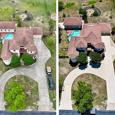 Roof-Wash-Power-Wash-Driveway-of-a-Beautiful-House 0