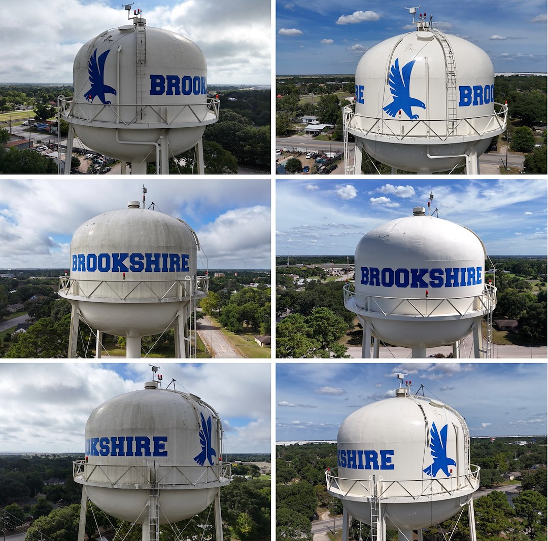 Water Tower Cleaning - Near Houston, TX