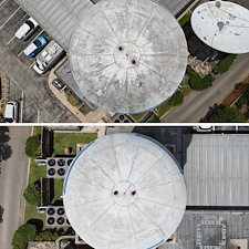 Worlds-First-Alert-Doppler-Radar-Cleaned-by-Drone-Washing-Solutions-in-San-Antonio-TX 0